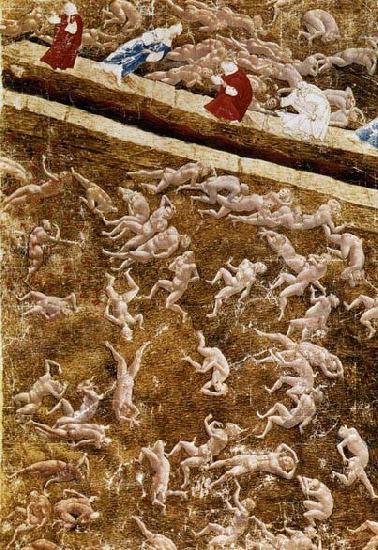 BOTTICELLI, Sandro Illustration to the Divine Comedy France oil painting art